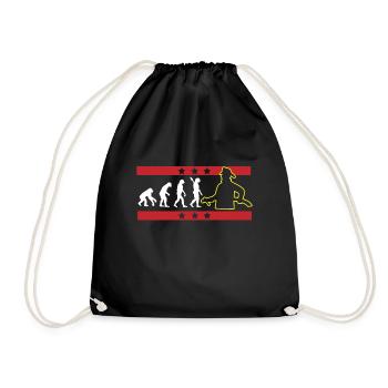 EVOLUTION FIREFIGHTER FIREFIGHTER FIREFIGHTER - Drawstring Bag - black - Front