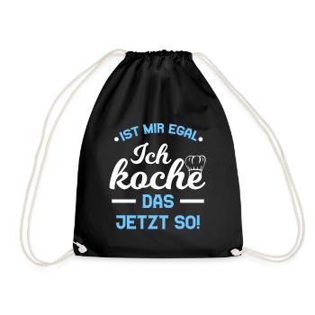 Ça ne me dérange pas de cuisiner le dire maintenant - Sac de sport léger - noir - Devant