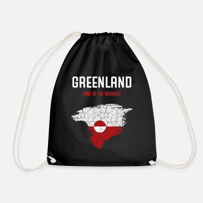 Grönland - Turnbeutel - Schwarz