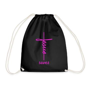Dons chrétiens Christianisme Jésus Bible - Sac de sport léger - noir - Devant