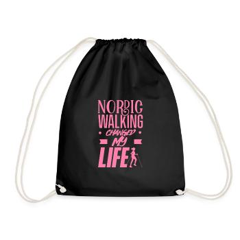 Nordic Walking Randonner Nordic Walk Mama - Sac de sport léger - noir - Devant