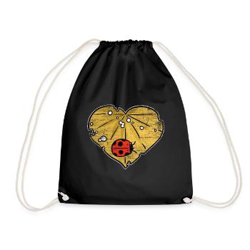 ladybug - Drawstring Bag - black - Front