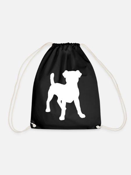 Jack Russell - Turnbeutel - Schwarz