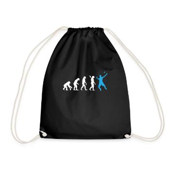 EVOLUTION BADMINTON ENTWICKLUNG BADMINTON - Turnbeutel - Schwarz - Vorne