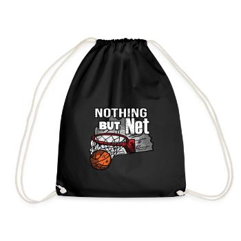 Basketball Spieler Sport - Turnbeutel - Schwarz - Vorne