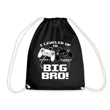 J'ai nivelé à Big Bro - Sac de sport léger - noir - Devant