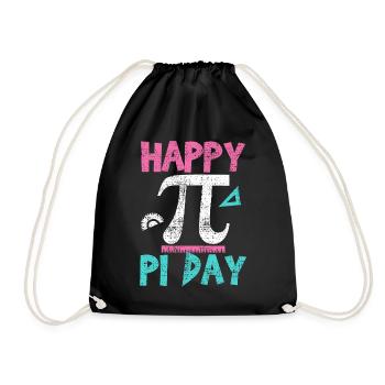 Pi Day Math Teacher - Drawstring Bag - black - Front