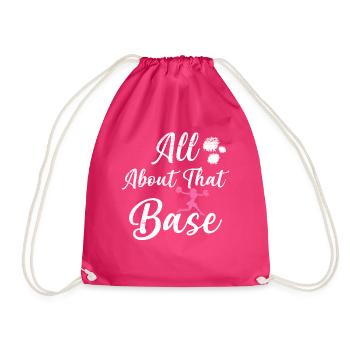 Cheerleader - Drawstring Bag - fuchsia - Front