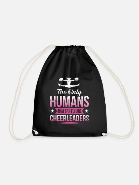 Cheerleader Cheerleading Fliegen - Turnbeutel - Schwarz