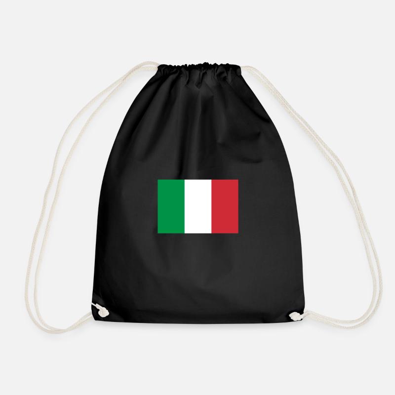 Italien - Turnbeutel - Schwarz