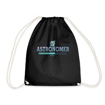 Astronomie planète astronome - Sac de sport léger - noir - Devant
