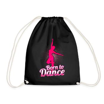 Dance - Drawstring Bag - black - Front