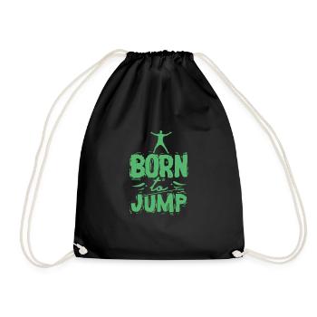 Trampoline Saut - Sac de sport léger - noir - Devant