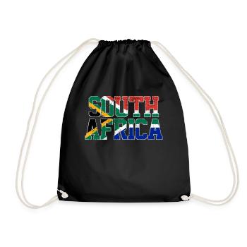 Afrique du Sud - Sac de sport léger - noir - Devant