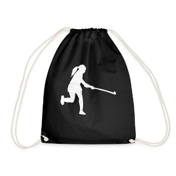 Feldhockey - Turnbeutel - Schwarz - Vorne