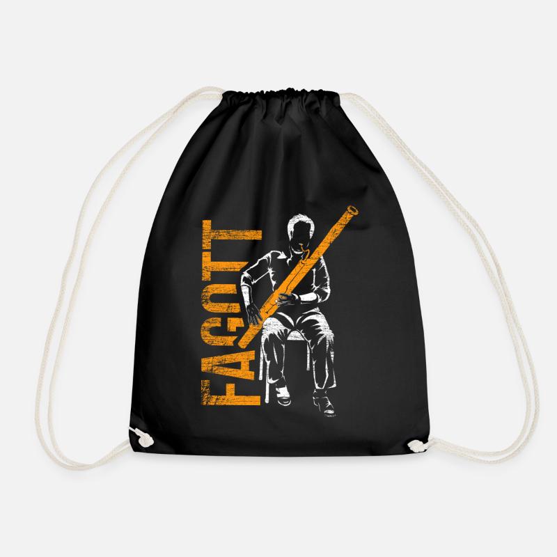 Fagott Geschenk - Turnbeutel - Schwarz