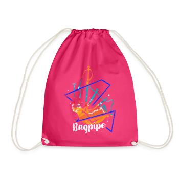 Cornemuse Polygone - Sac de sport léger - fuchsia - Devant