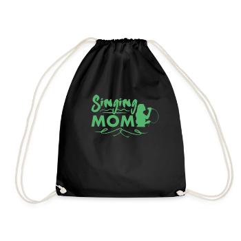 Sing - Drawstring Bag - black - Front