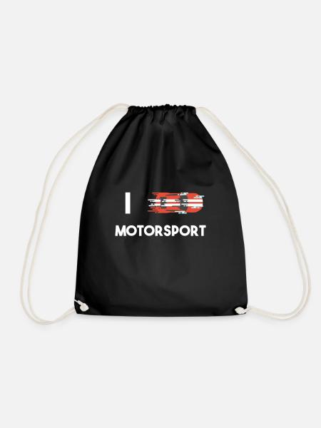 Motorsport - Drawstring Bag - black