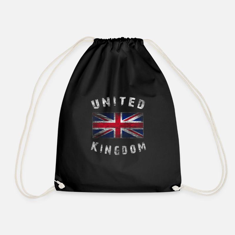 Union Jack - Royaume-Uni - Sac de sport léger - noir