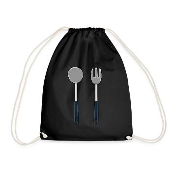 Cuisiniers auxiliaires de cuisine - Sac de sport léger - noir - Devant