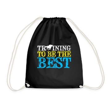 Horse Racing Gift Horse Racing Betting - Drawstring Bag - black - Front