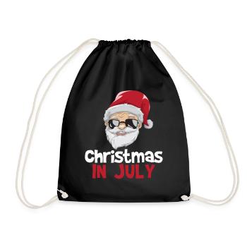 Noël en juillet Santa - Sac de sport léger - noir - Devant
