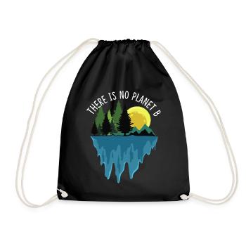 Recyclage Protection de l'environnement Cadeau Mondial Sauver l'environnement - Sac de sport léger - noir - Devant