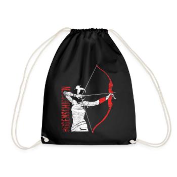 archery - Drawstring Bag - black - Front