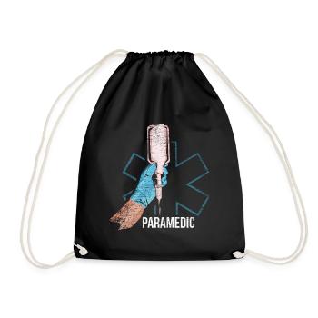 paramedic - Drawstring Bag - black - Front