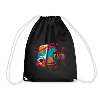 cajón - Drawstring Bag - black - Front