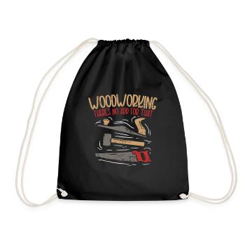 Cadeau menuiserie menuiserie - Sac de sport léger - noir - Devant