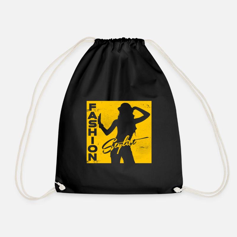 Styliste de mode - Sac de sport léger - noir