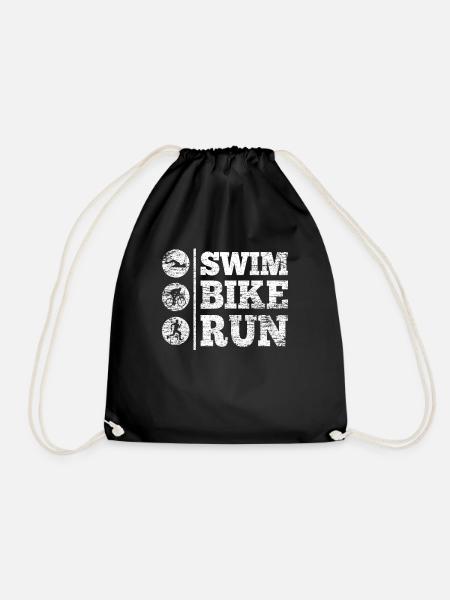 Triathlon - Turnbeutel - Schwarz