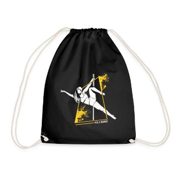 Pole Dancer - Turnbeutel - Schwarz - Vorne