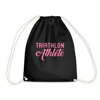 Triathlon - Turnbeutel - Schwarz - Vorne