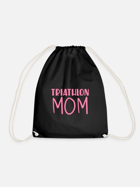 Triathlon Mama - Turnbeutel - Schwarz