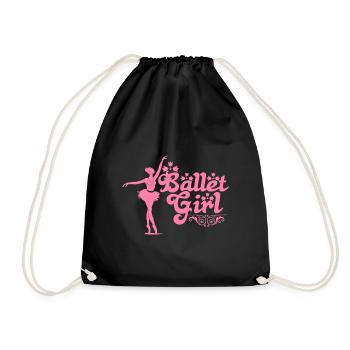 Ballet - Drawstring Bag - black - Front