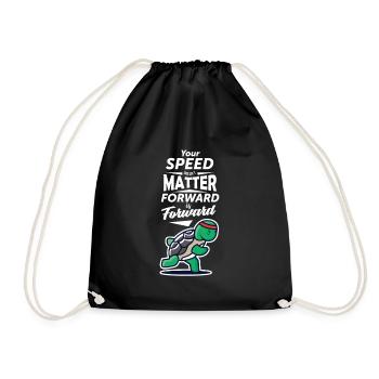 Votre cadeau de motivation d'entraînement n'a pas d'importance - Sac de sport léger - noir - Devant