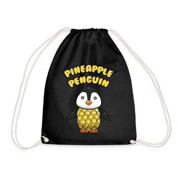 Manchot ananas - Sac de sport léger - noir - Devant