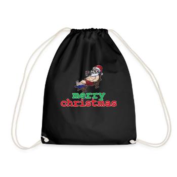 Noël en juillet - Sac de sport léger - noir - Devant