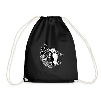 Composer Artist Music - Drawstring Bag - black - Front