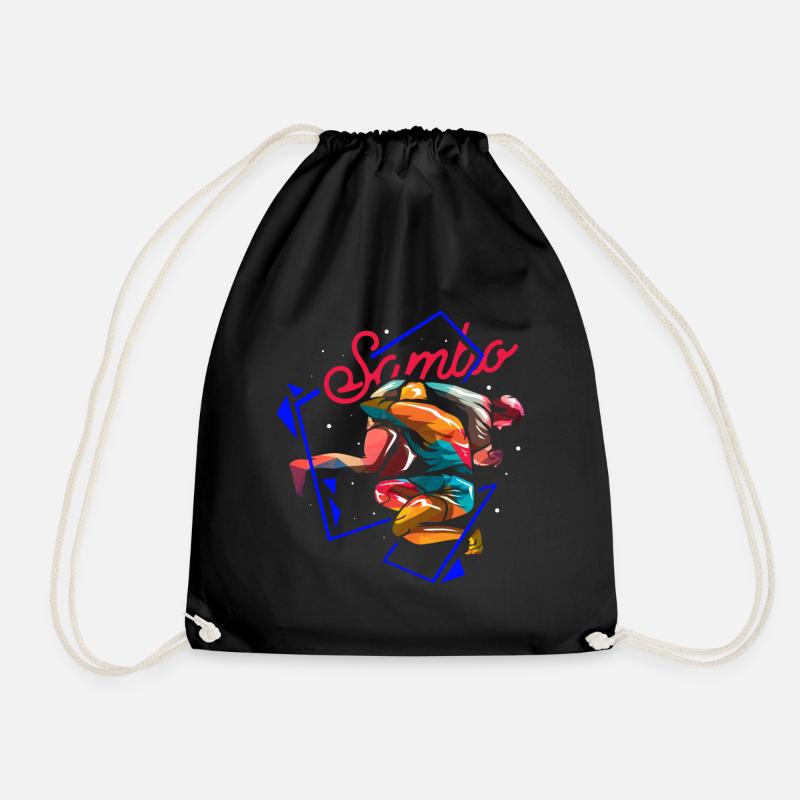 Sambo - Drawstring Bag - black