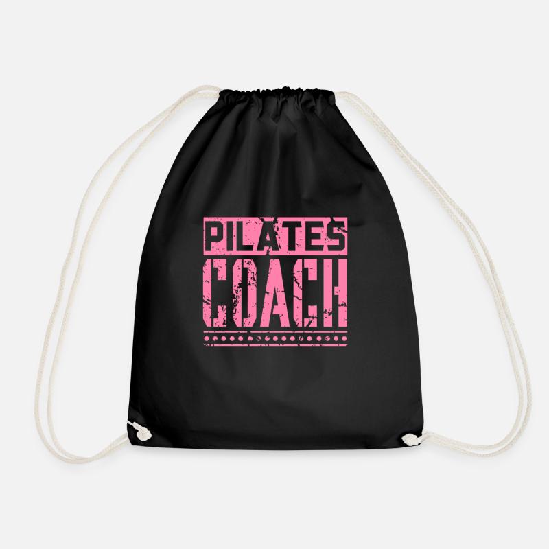 Pilates Trainer - Turnbeutel - Schwarz