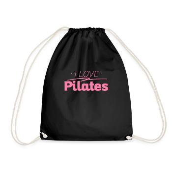 Pilates - Drawstring Bag - black - Front
