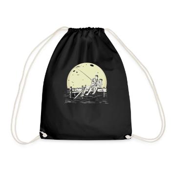 Pêcher comme la chemise du papa du fils du père - Sac de sport léger - noir - Devant