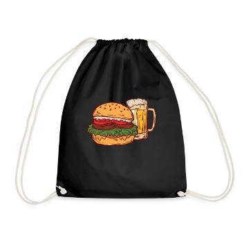 Burger - Sac de sport léger - noir - Devant