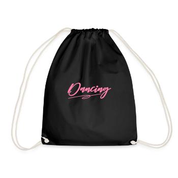 Danse Danseur École de danse Danse Danse - Sac de sport léger - noir - Devant