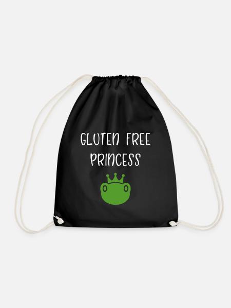 Gluten Free Princess - Turnbeutel - Schwarz