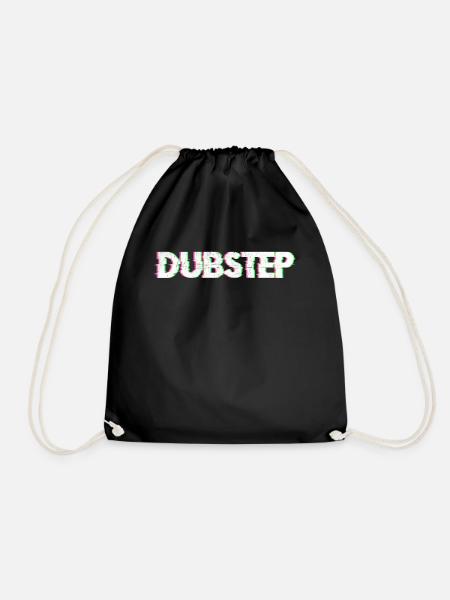 Dubstep - Drawstring Bag - black
